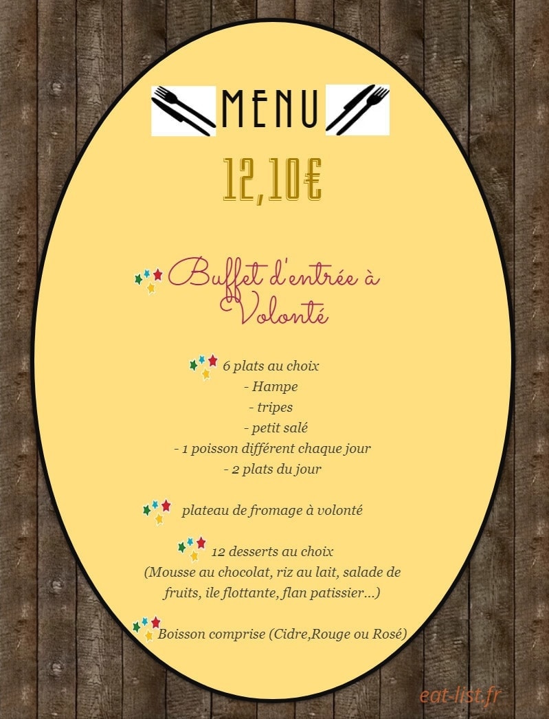 Le Vert Galant — carte page 1