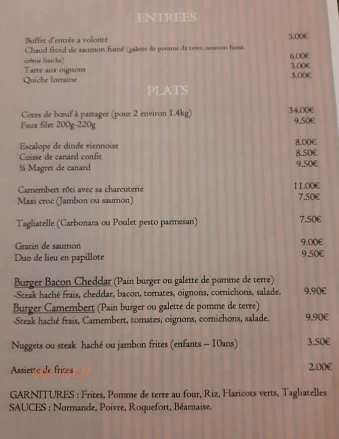 Ô Délices — carte page 2