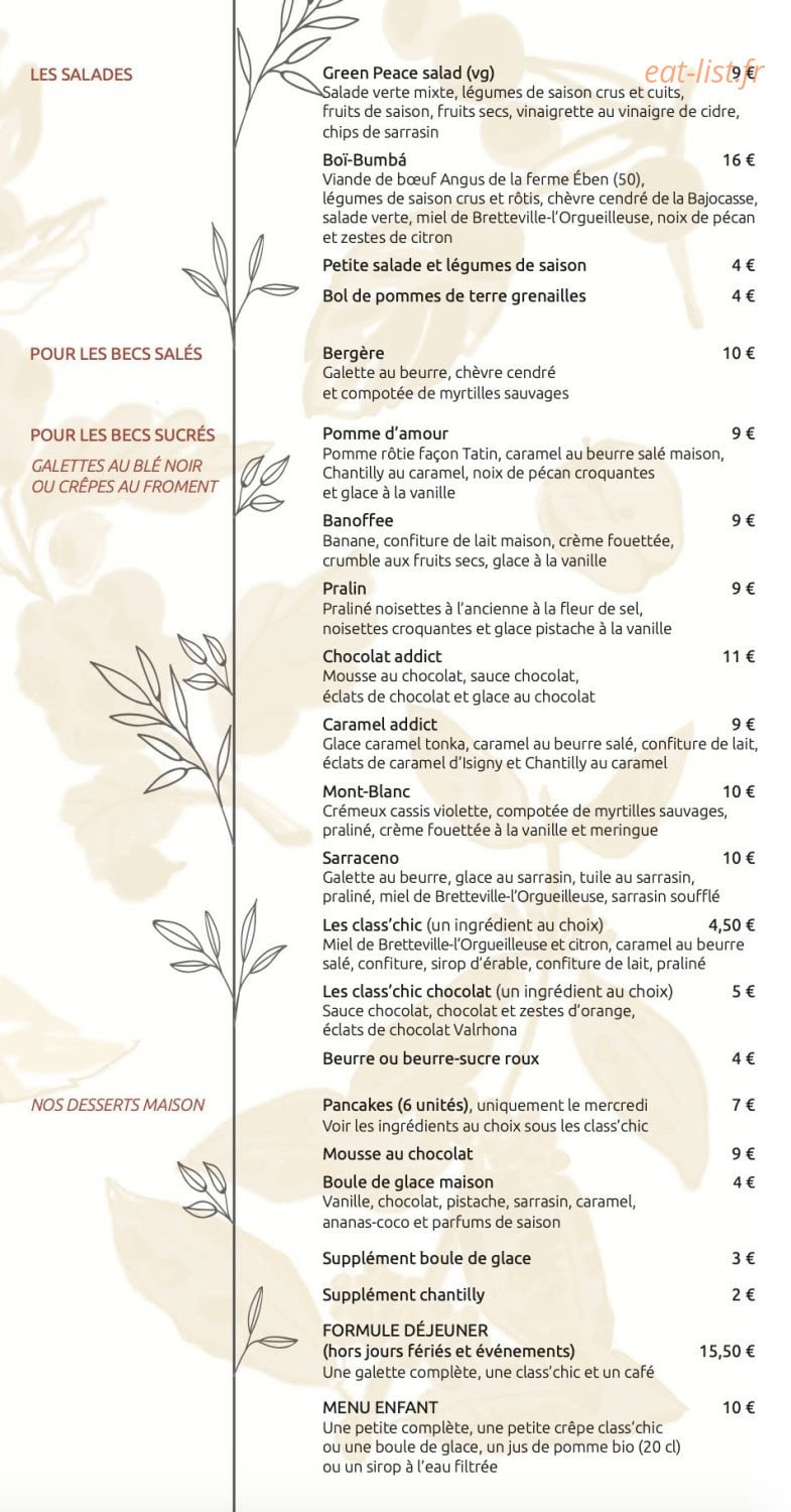 Tapioca — carte page 2