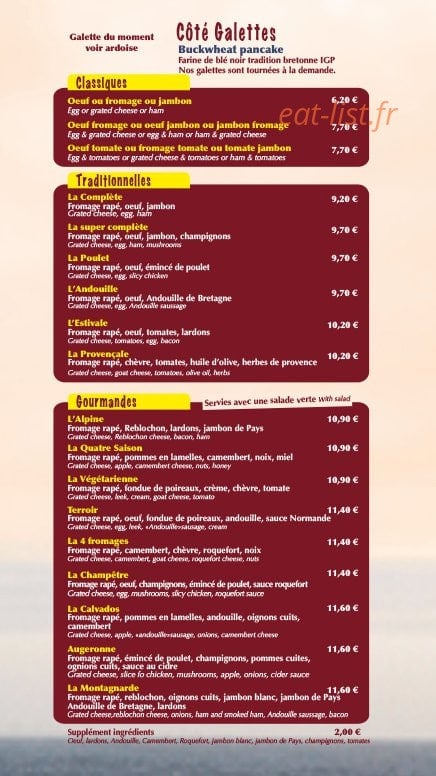 Côté Sable — carte page 8