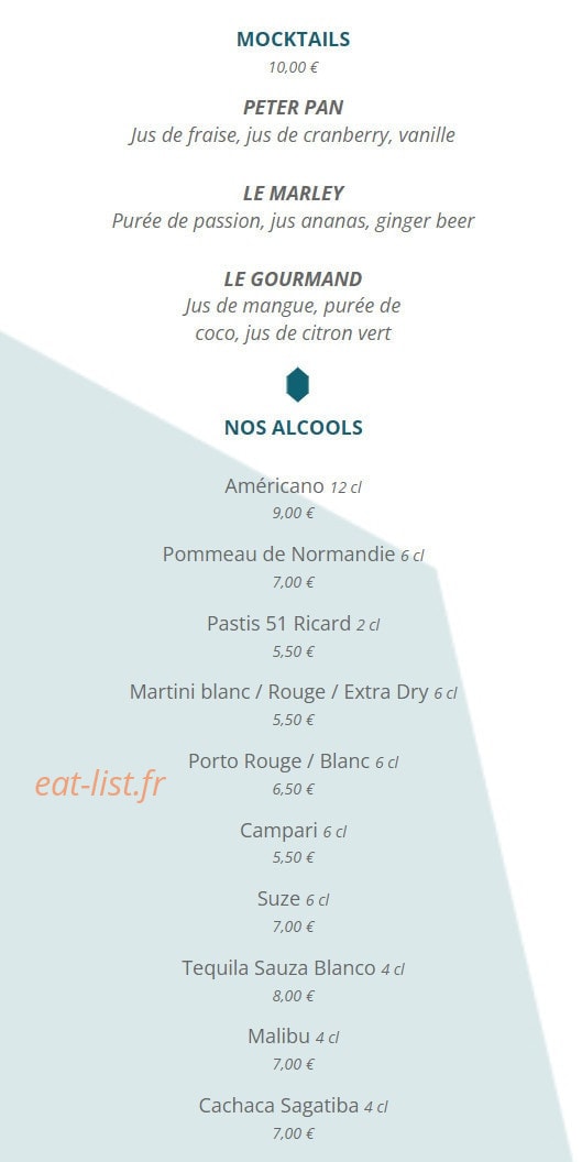 L'Etage Deauville — carte page 5