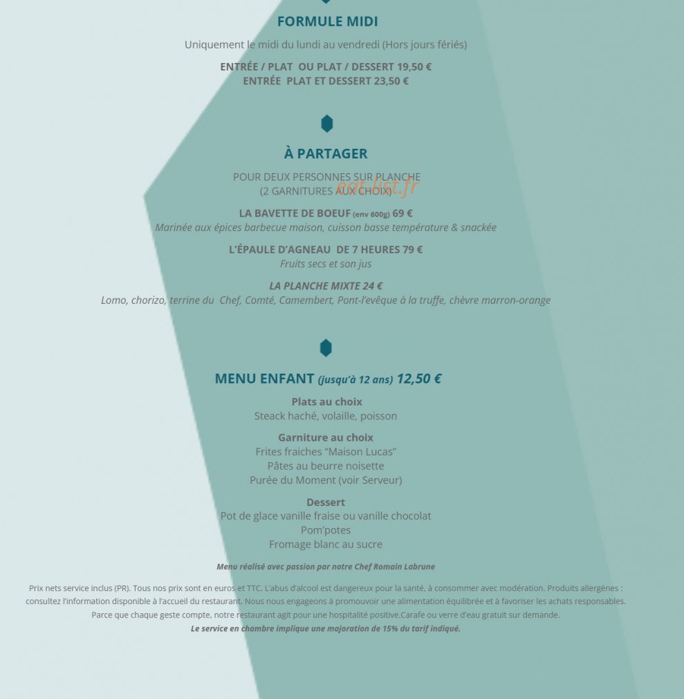 L'Etage Deauville — carte page 3