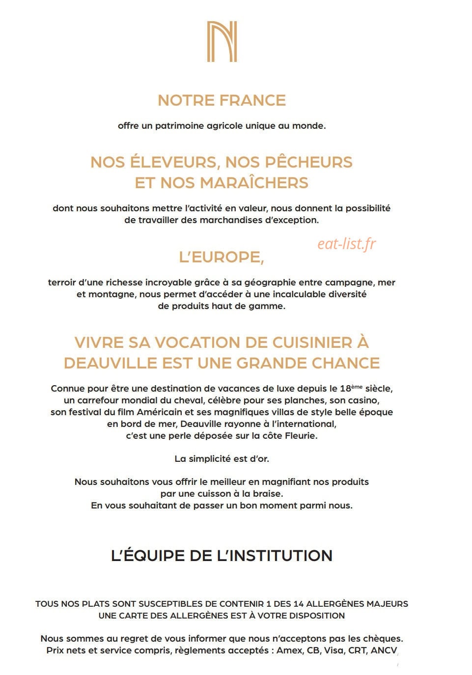 L'Institution — carte page 8