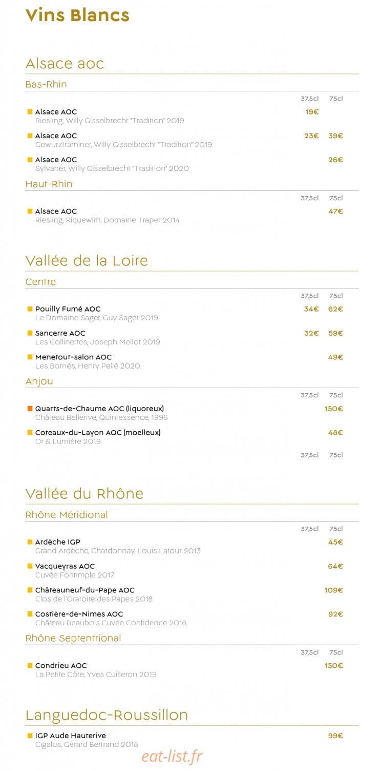 La Belle Epoque — carte page 6
