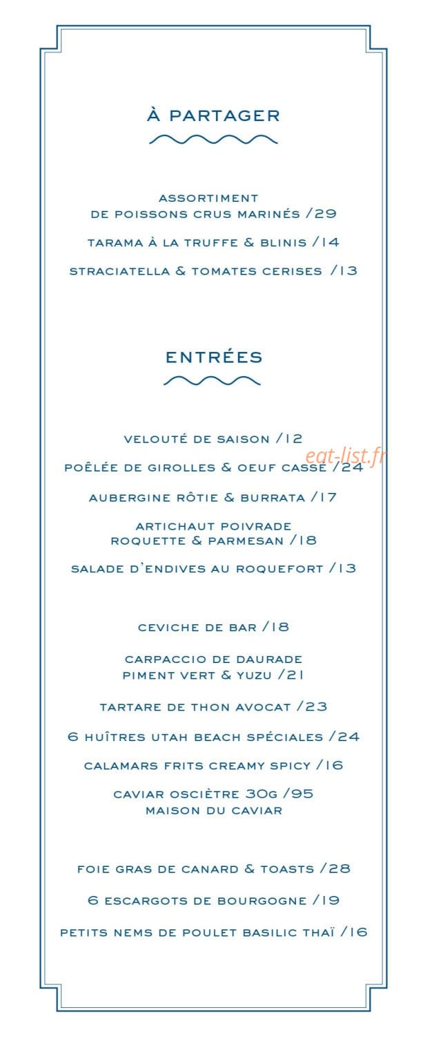 Le Deauville — carte page 2