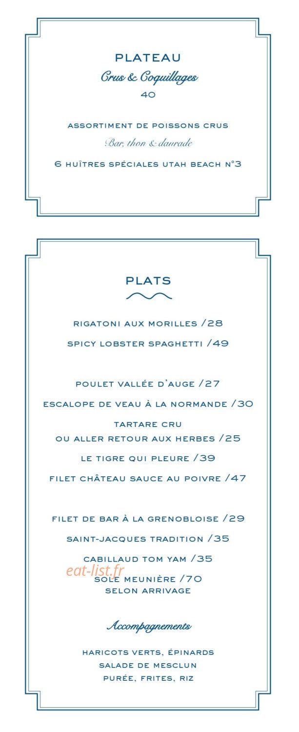 Le Deauville — carte page 3