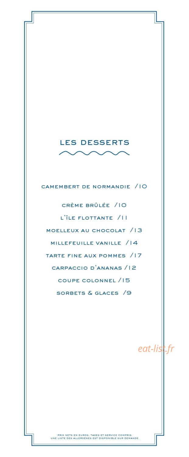 Le Deauville — carte page 4