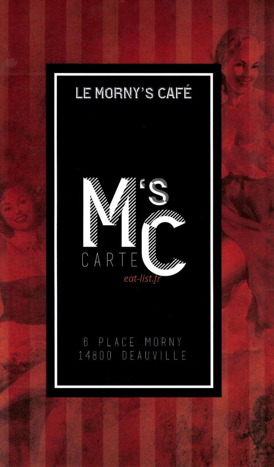 Le Morny's Café — carte page 1
