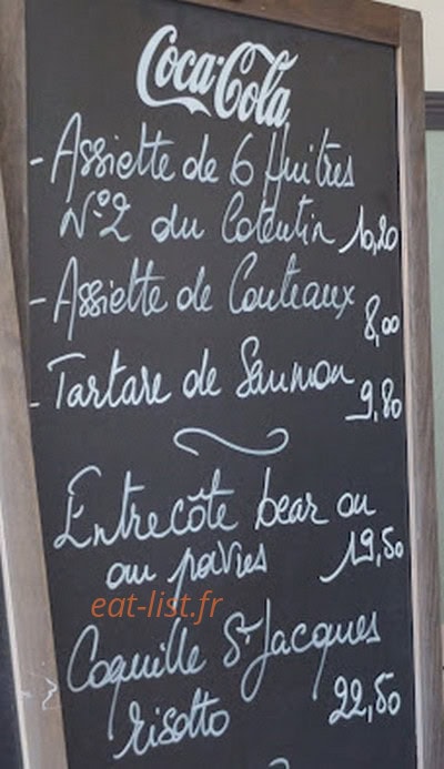 Le Pied Marin — carte page 1
