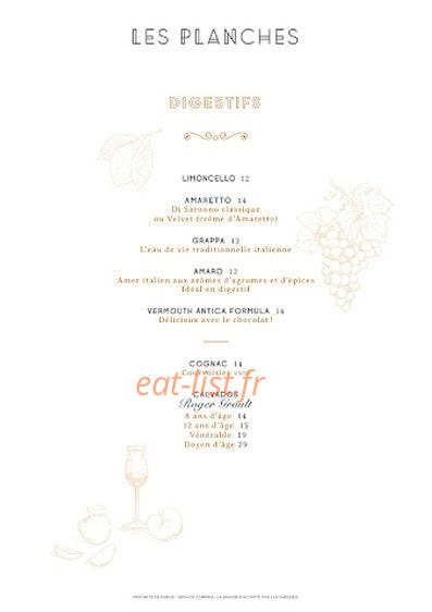 Les Planches — carte page 11