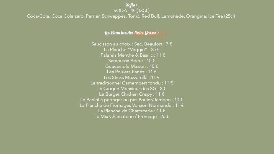 Sales Gosses — carte page 1