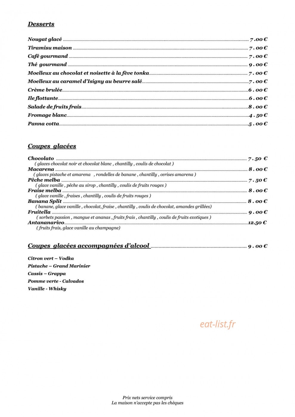 Villa Leona — carte page 3