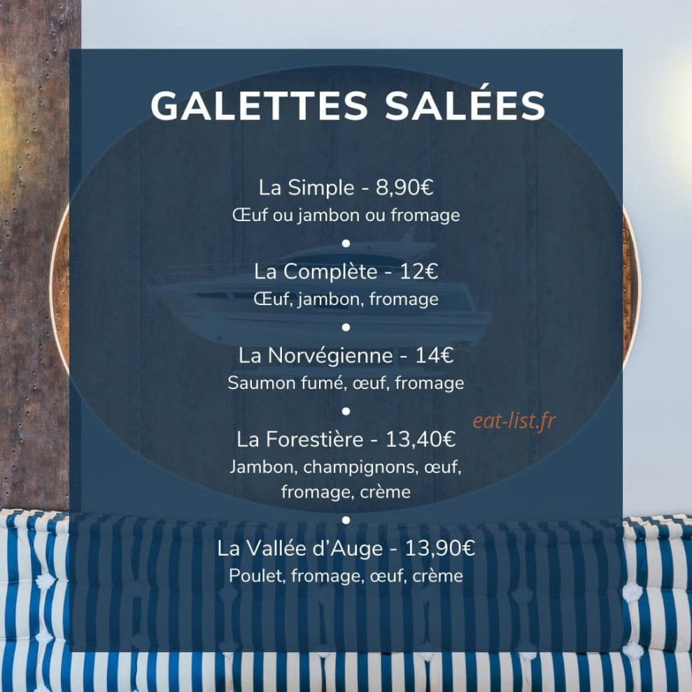 Yacht — carte page 6