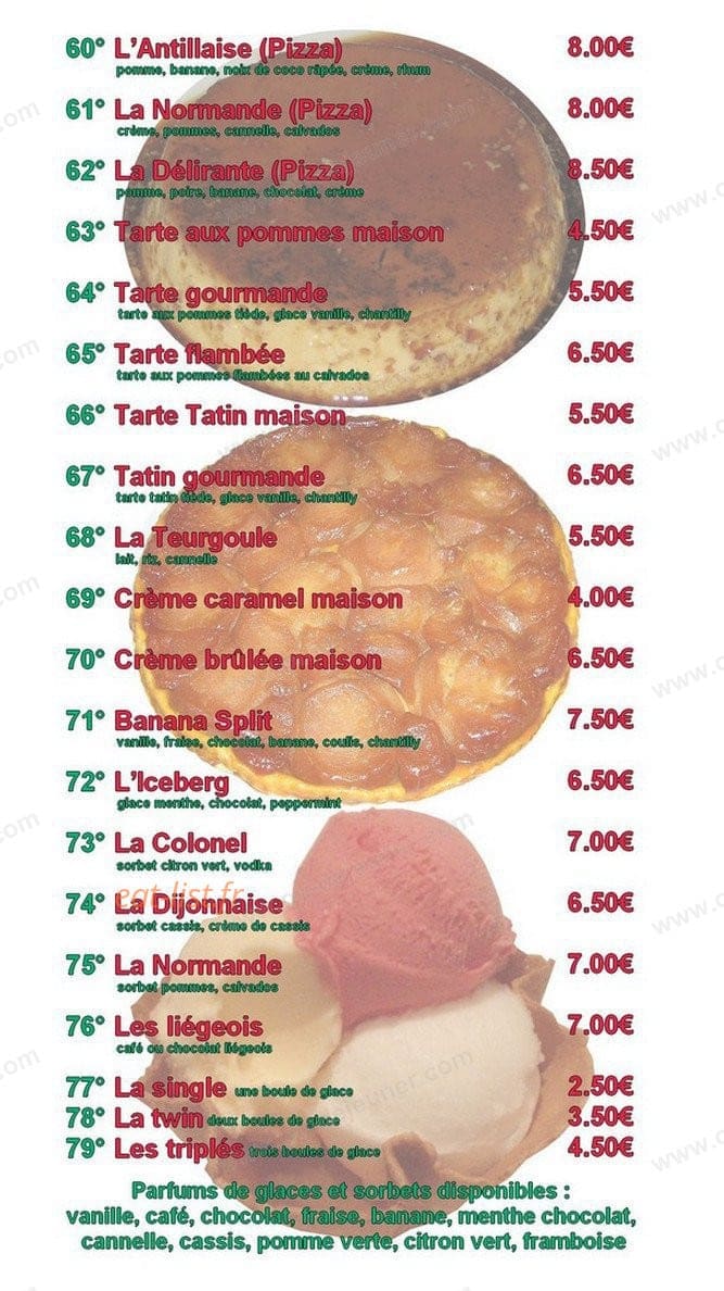 Pizza Web — carte page 4