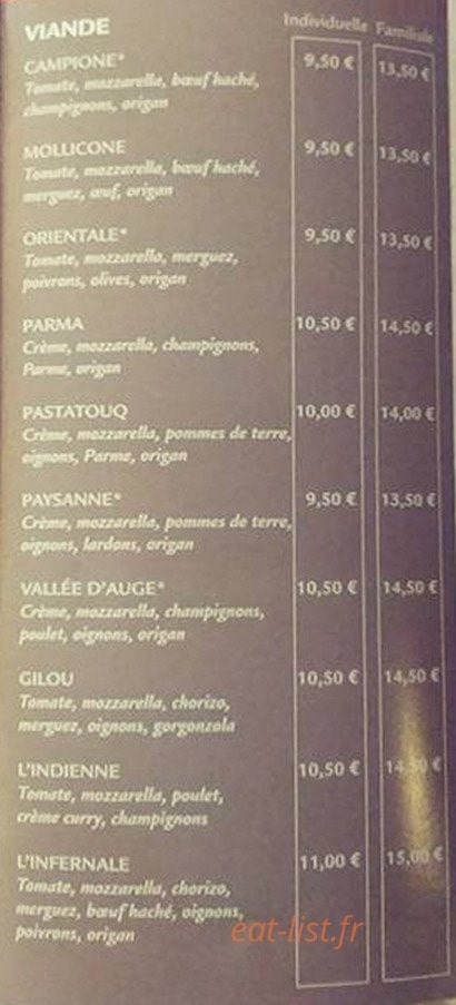 La Pastatouq — carte page 2