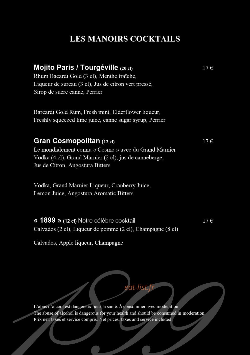 Le 1899 — carte page 4