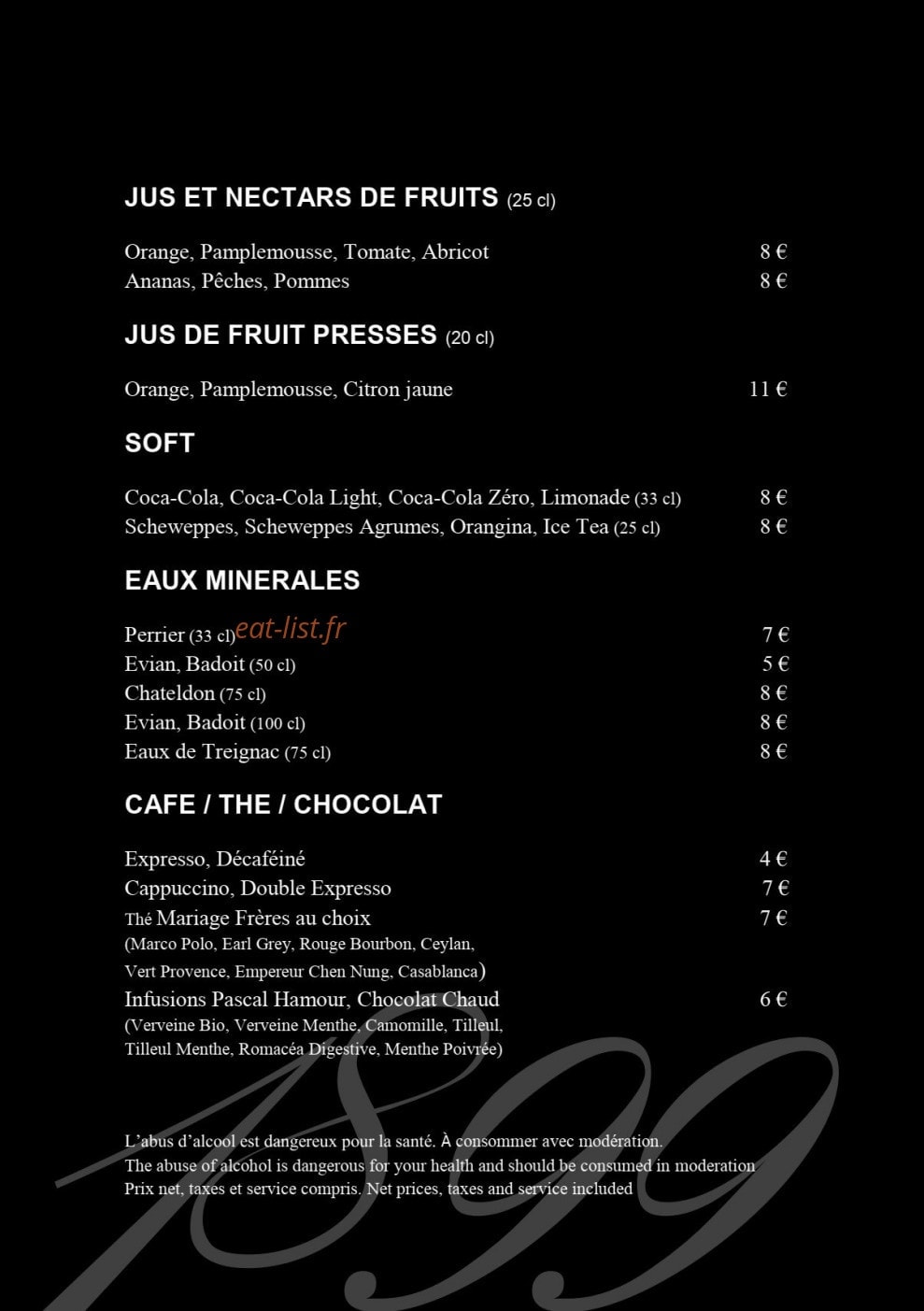 Le 1899 — carte page 13