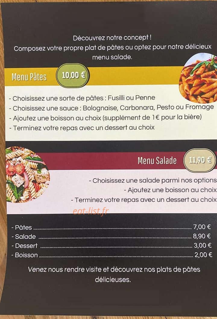La Croustillane — carte page 1