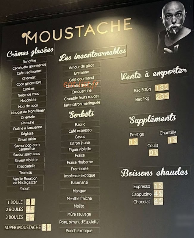 Moustache — carte page 1
