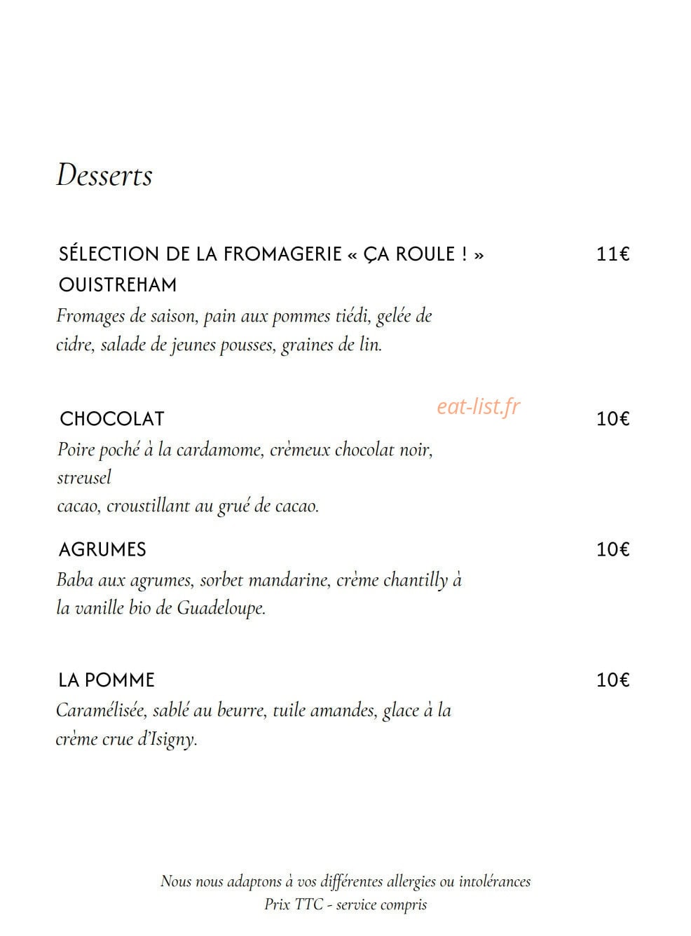 Roze — carte page 3