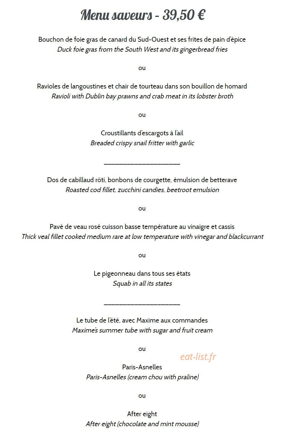 La Cale — carte page 2