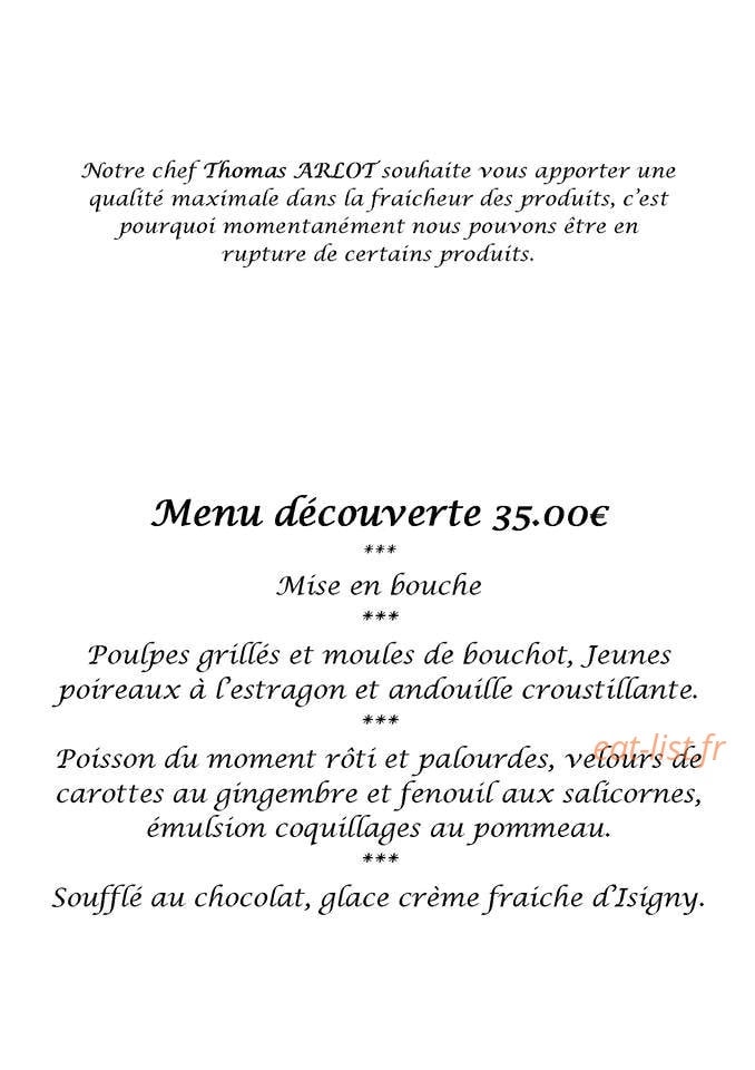 La Palmeraie — carte page 10