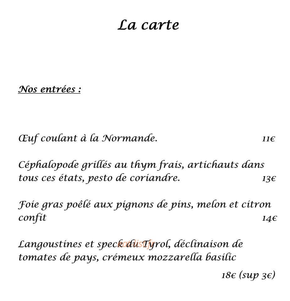 La Palmeraie — carte page 2