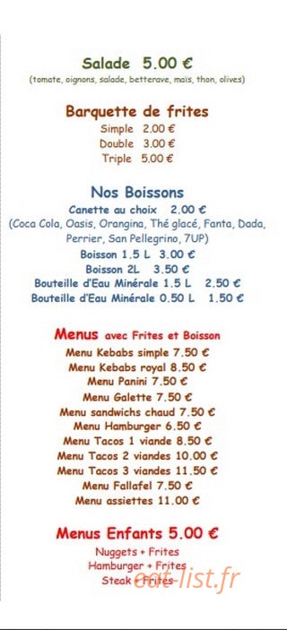 Arabesque — carte page 5