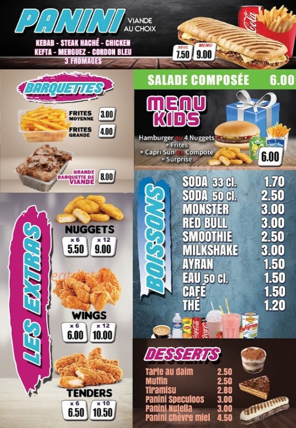 Foodies family — carte page 2