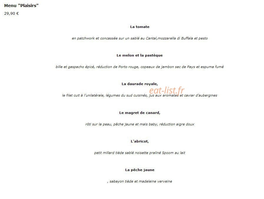 L'Oh à la Bouche ! — carte page 3