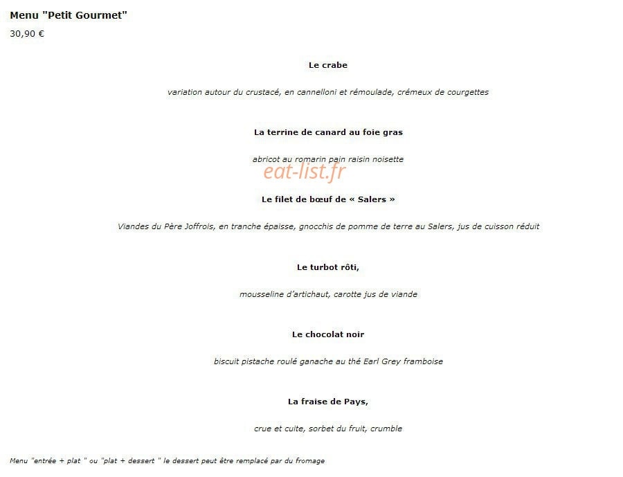 L'Oh à la Bouche ! — carte page 5