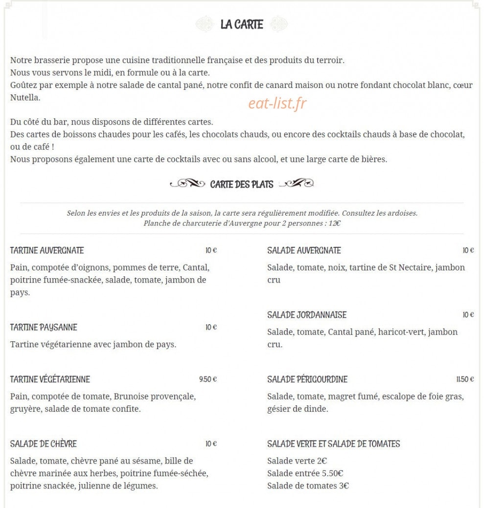 La Fontaine — carte page 1