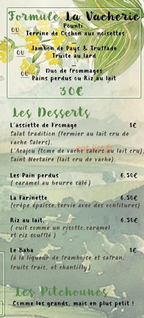 La Vacherie — carte page 3