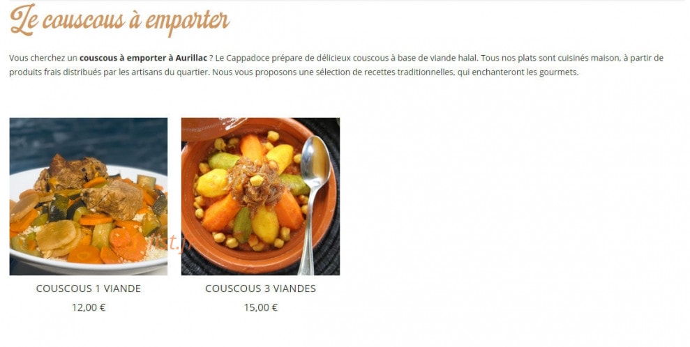 Le Cappadoce — carte page 4