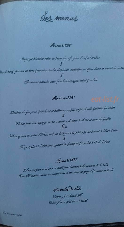 Le Mozart — carte page 2