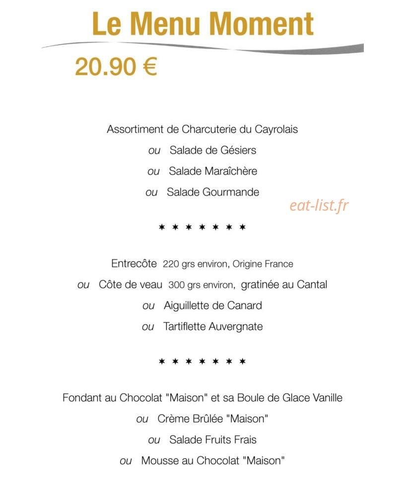 Moment'cafe — carte page 3
