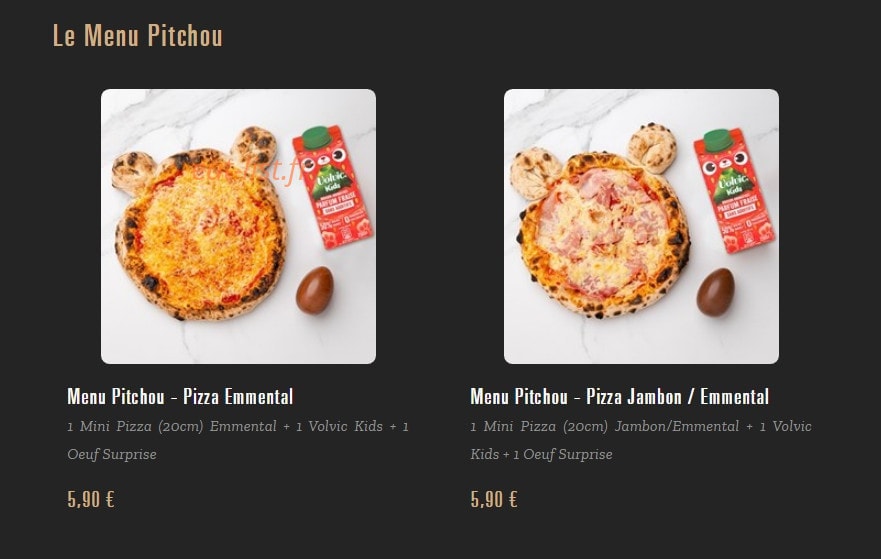 Pizza Cosy — carte page 9