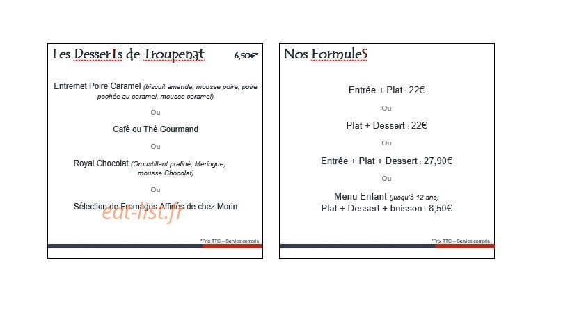 Tables Zé Komptoir — carte page 3