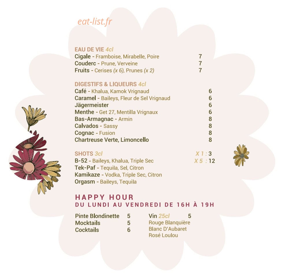 Marguerite — carte page 9