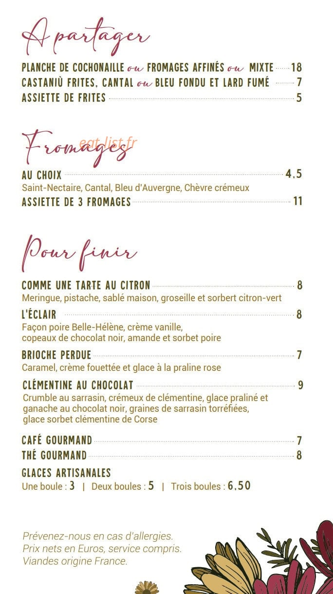 Marguerite — carte page 3