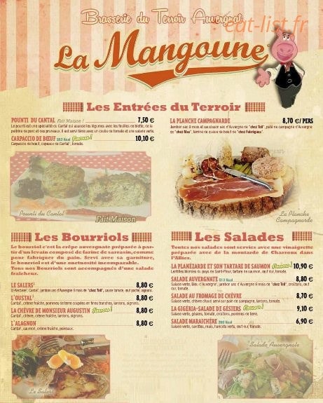 La Mangoune — carte page 1