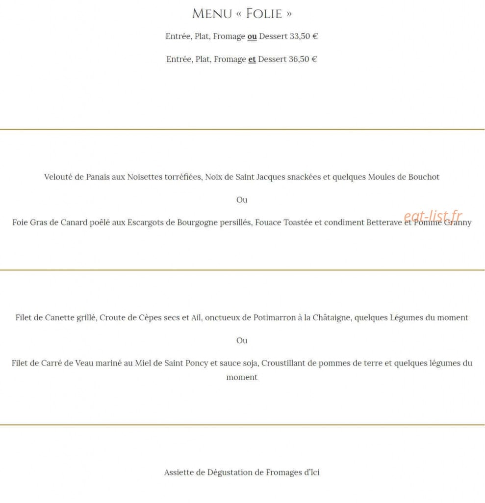 Folie Des Sens — carte page 2