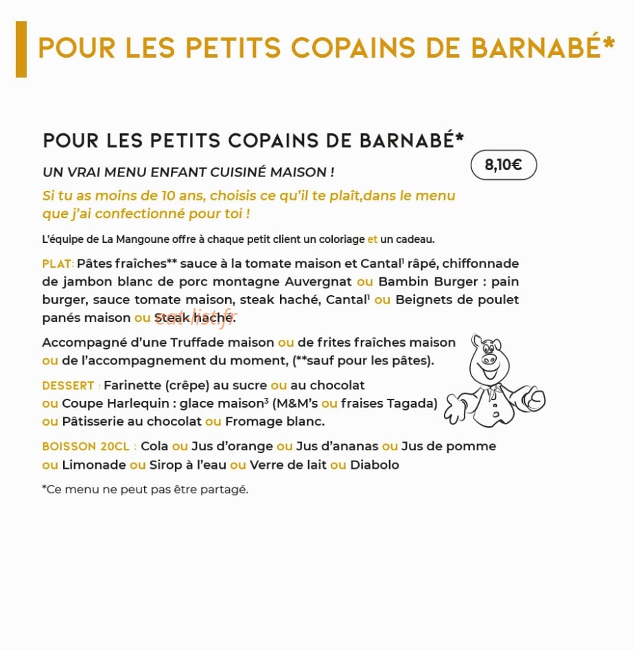 La Mangoune — carte page 12