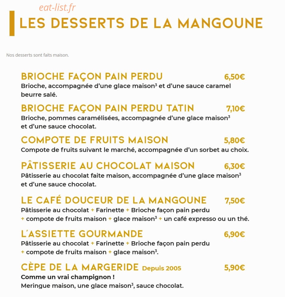 La Mangoune — carte page 7