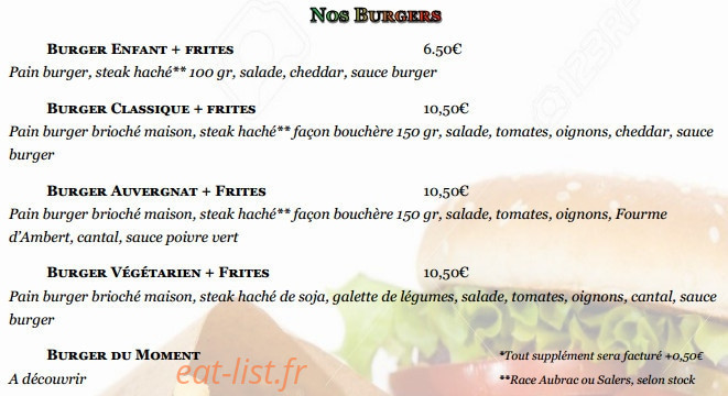 Saveurs pizza — carte page 3