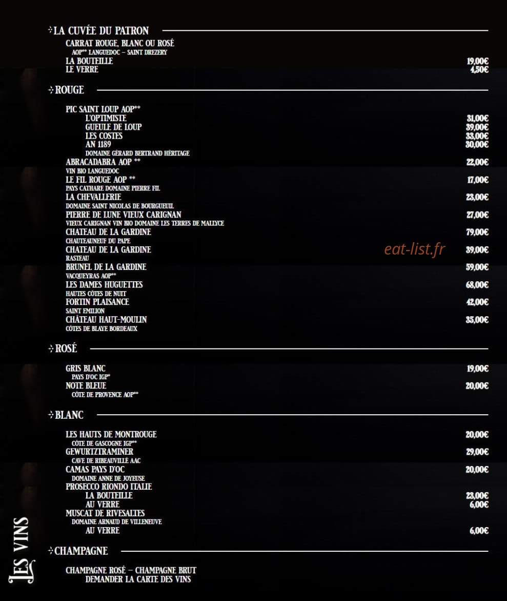 Gourmet et Glouton — carte page 4