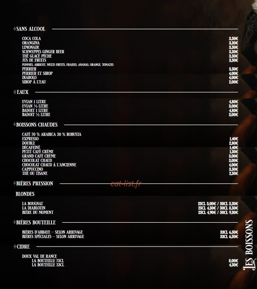 Gourmet et Glouton — carte page 3