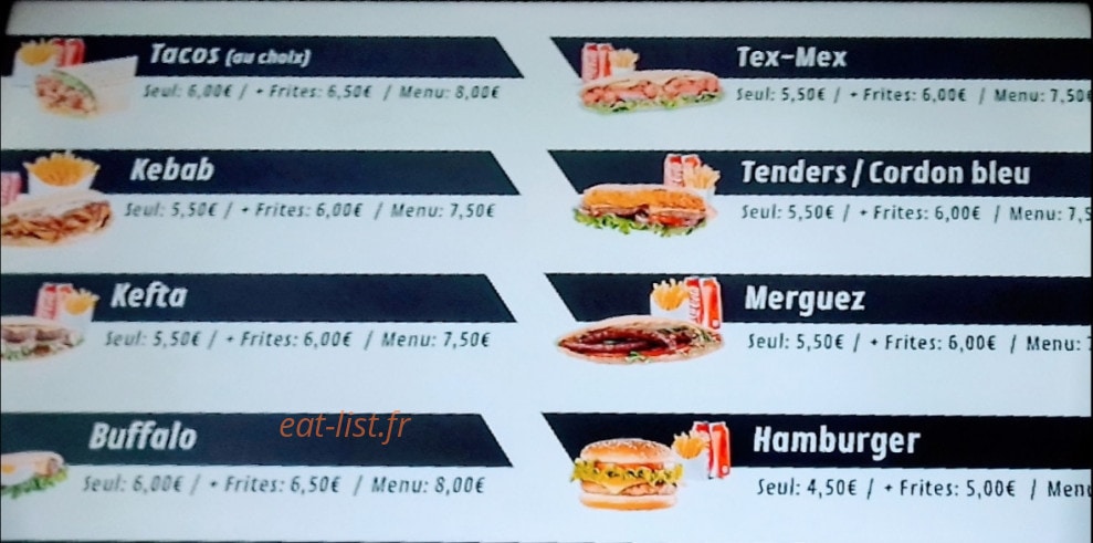 Le Petit Snack.Dz — carte page 1