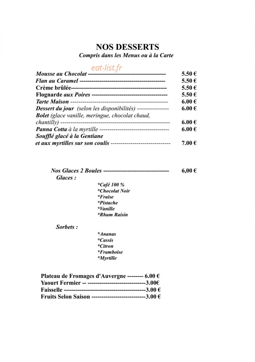 Hôtel Des Remparts — carte page 5