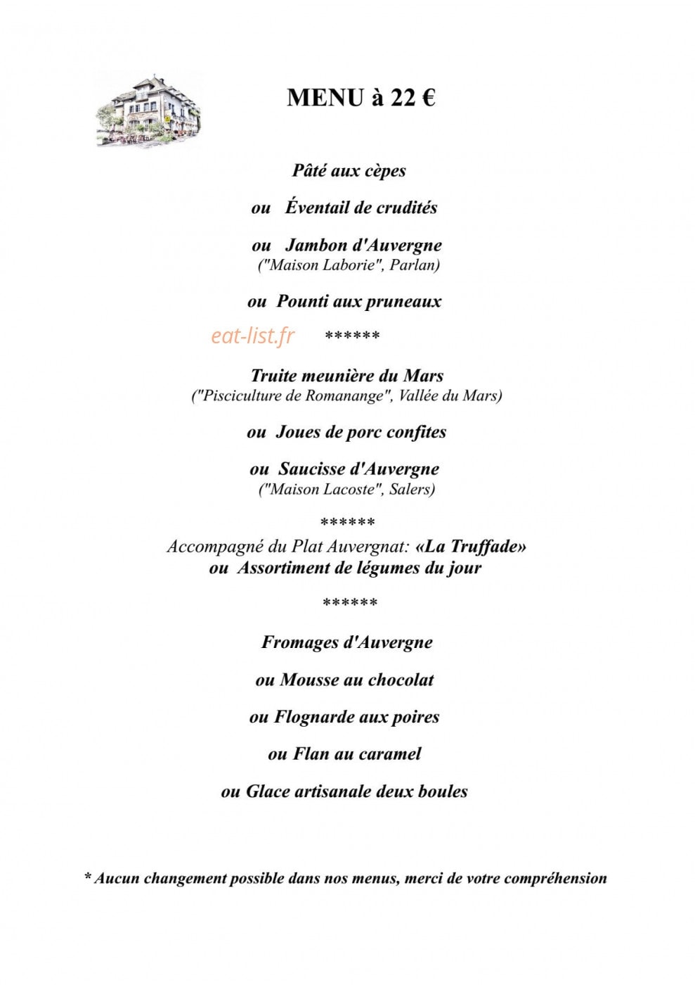 Hôtel Des Remparts — carte page 6